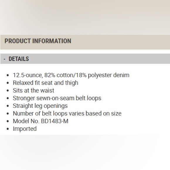 LIKE NEW Carhartt Men's Relaxed Holter Jeans - Picture 4 of 4